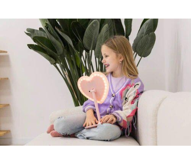 INNOGIO GIOperfect Pink Heart- Lusterko kosmetyczne różowe serce - 1360145 - zdjęcie 3